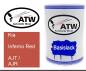 Preview: Kia, Inferno Red, AJT / AJR: 500ml Lackdose, von ATW Autoteile West.